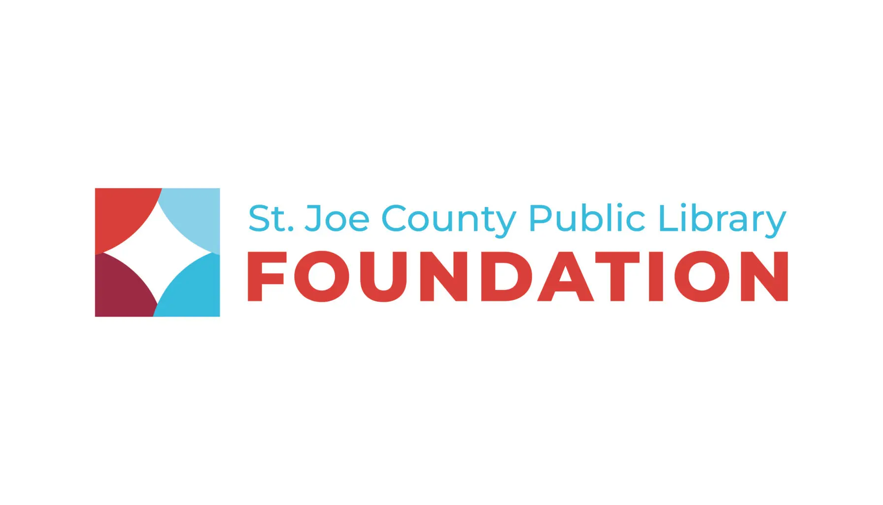 Logo for the St. Joe County Public Library Foundation.